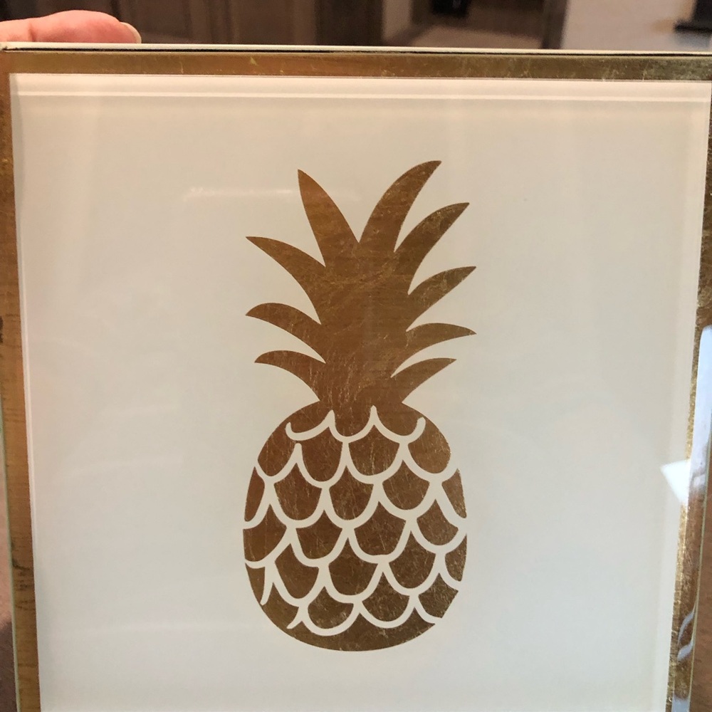 Cynthia Rowley Gold Pineapple Trinket Box